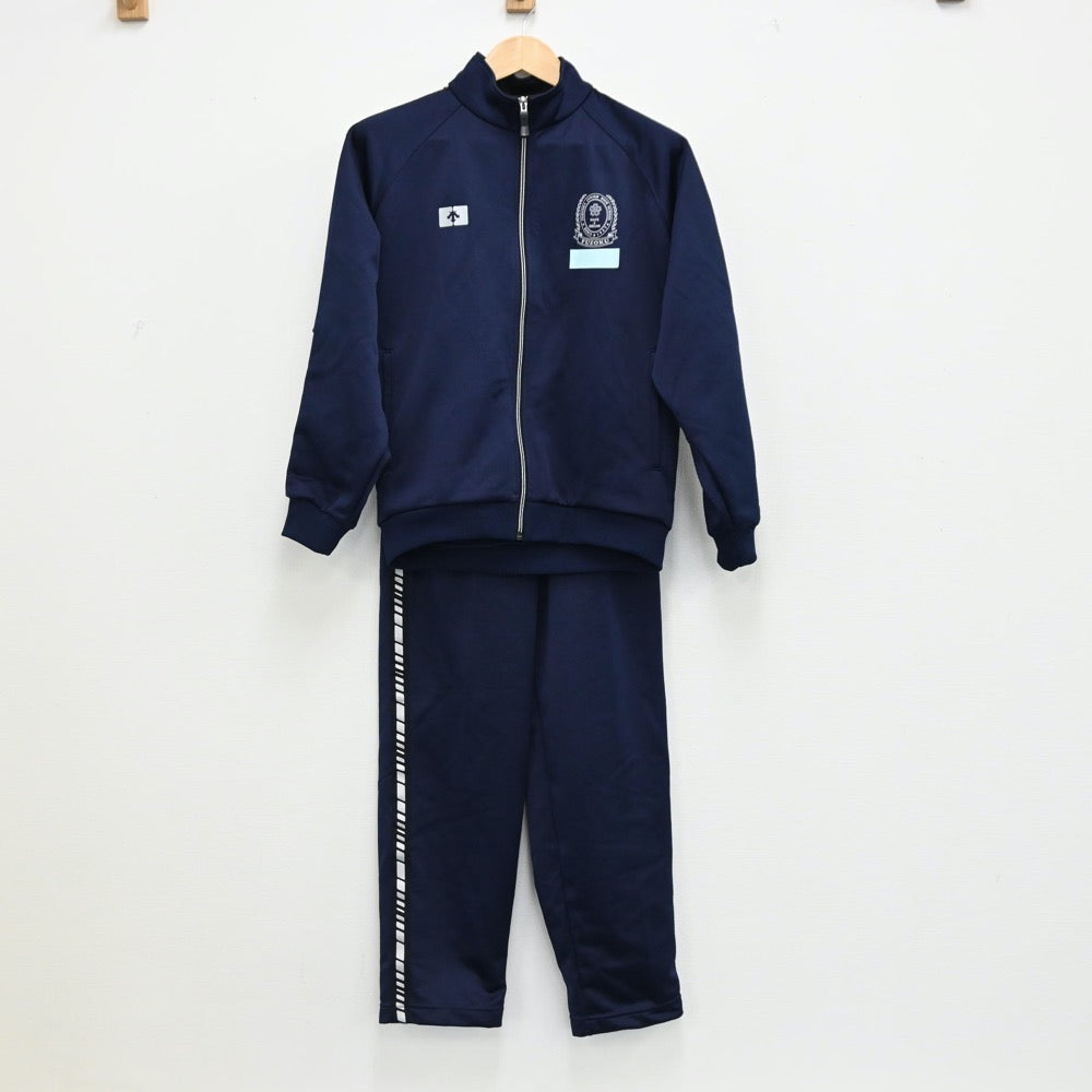 【中古】福岡 国立大学法人福岡教育大学附属福岡中学校 女子制服 2点（ジャージ 上・ジャージ 下）sf002036