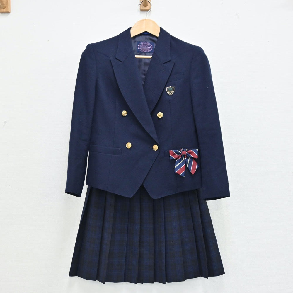 【中古】千葉 千葉県立幕張総合高校 女子制服 3点（ブレザー・スカート）sf002037