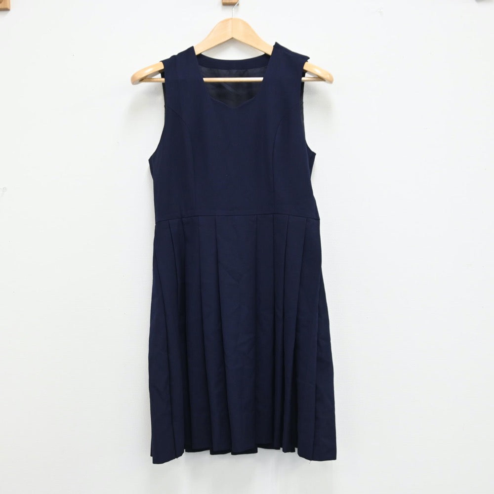 【中古】神奈川 聖園女学院 女子制服 1点（ジャンパースカート）sf002055