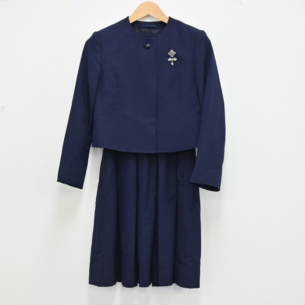 【中古】神奈川 聖園女学院 女子制服 2点（ブレザー・ジャンパースカート）sf002058