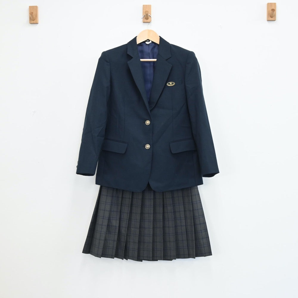 【中古】東京都 拝島中学校 女子制服 2点（ブレザー・スカート）sf002066