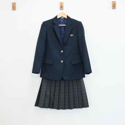 【中古】東京都 拝島中学校 女子制服 2点（ブレザー・スカート）sf002066