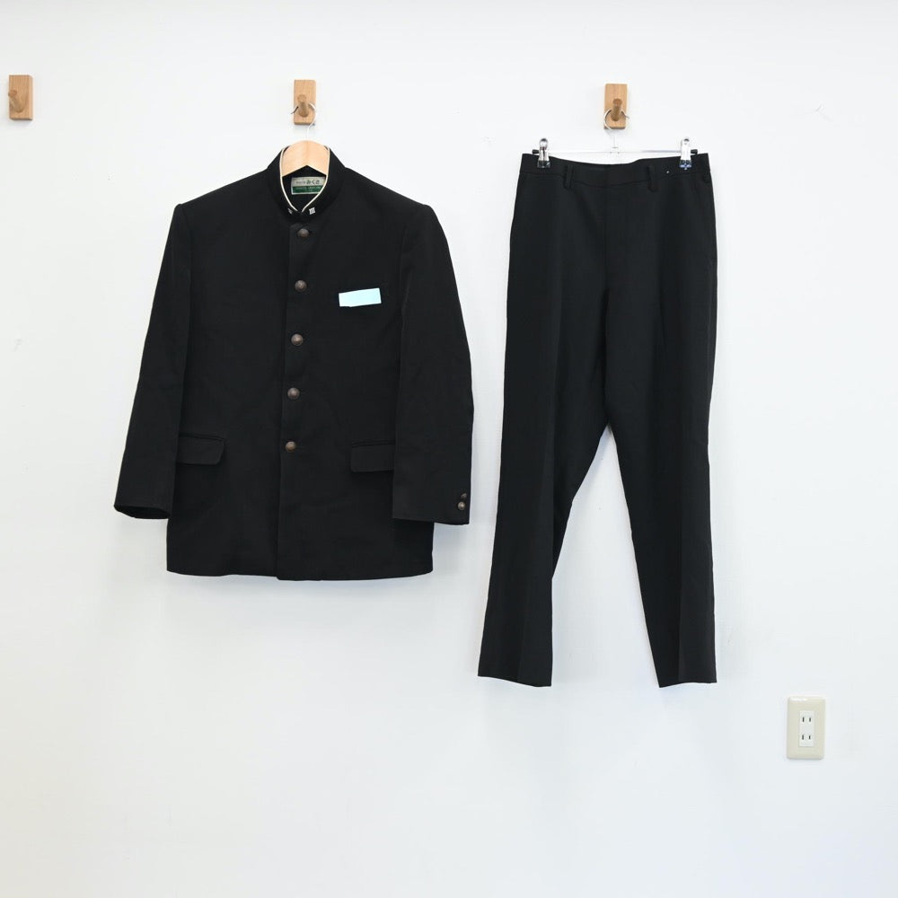 【中古】愛知県 豊南中学校 男子制服 2点（学ラン・ズボン）sf002074
