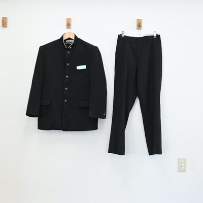 【中古】愛知県 豊南中学校 男子制服 2点（学ラン・ズボン）sf002074