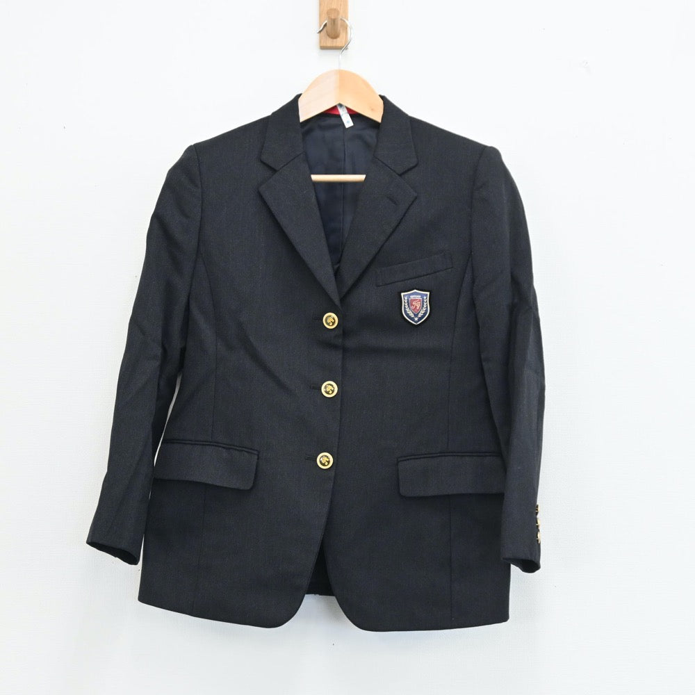 【中古】東京都 東横学園 女子制服 2点（ブレザー・シャツ）sf002082