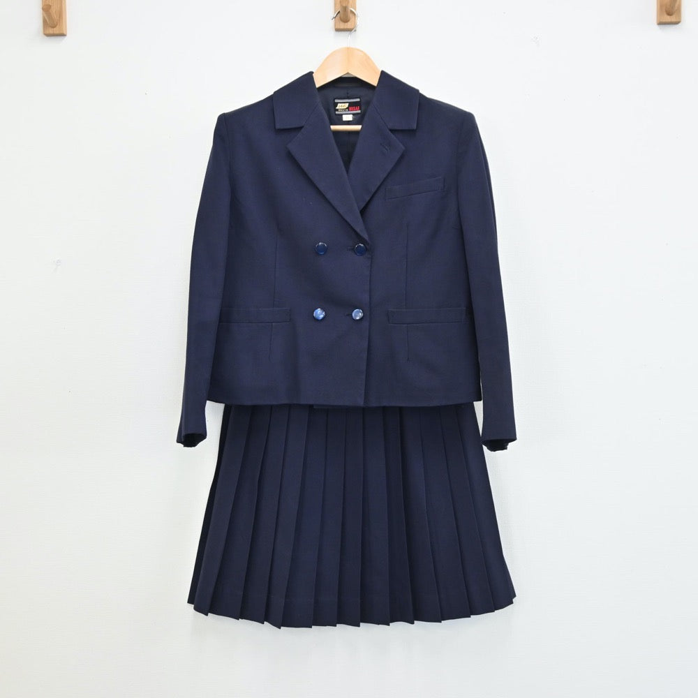 【中古】愛知県 北高等学校 女子制服 5点（ブレザー・ベスト・スカート）sf002087