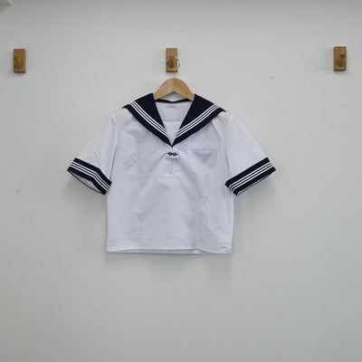 【中古】茨城県 石岡市立園部中学校 女子制服 2点（セーラー服）sf002091