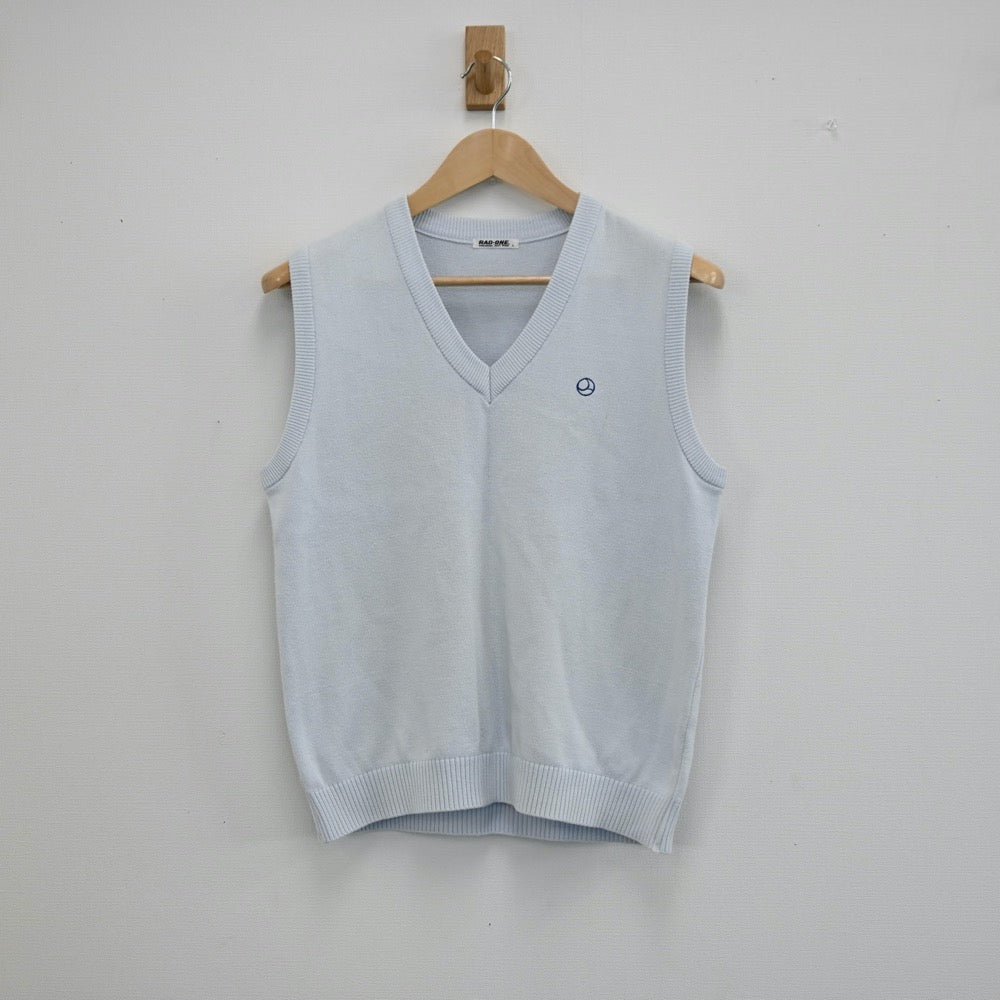 【中古】茨城県 つくば国際大学東風高校 女子制服 3点（シャツ・ニットベスト・スカート）sf002093