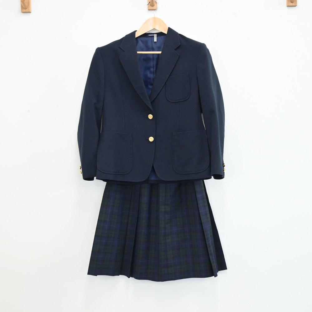 【中古】宮城県 仙台市立台原中学校 女子制服 2点（ブレザー・スカート）sf002105