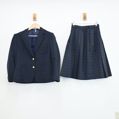 【中古】宮城県 仙台市立台原中学校 女子制服 2点（ブレザー・スカート）sf002105