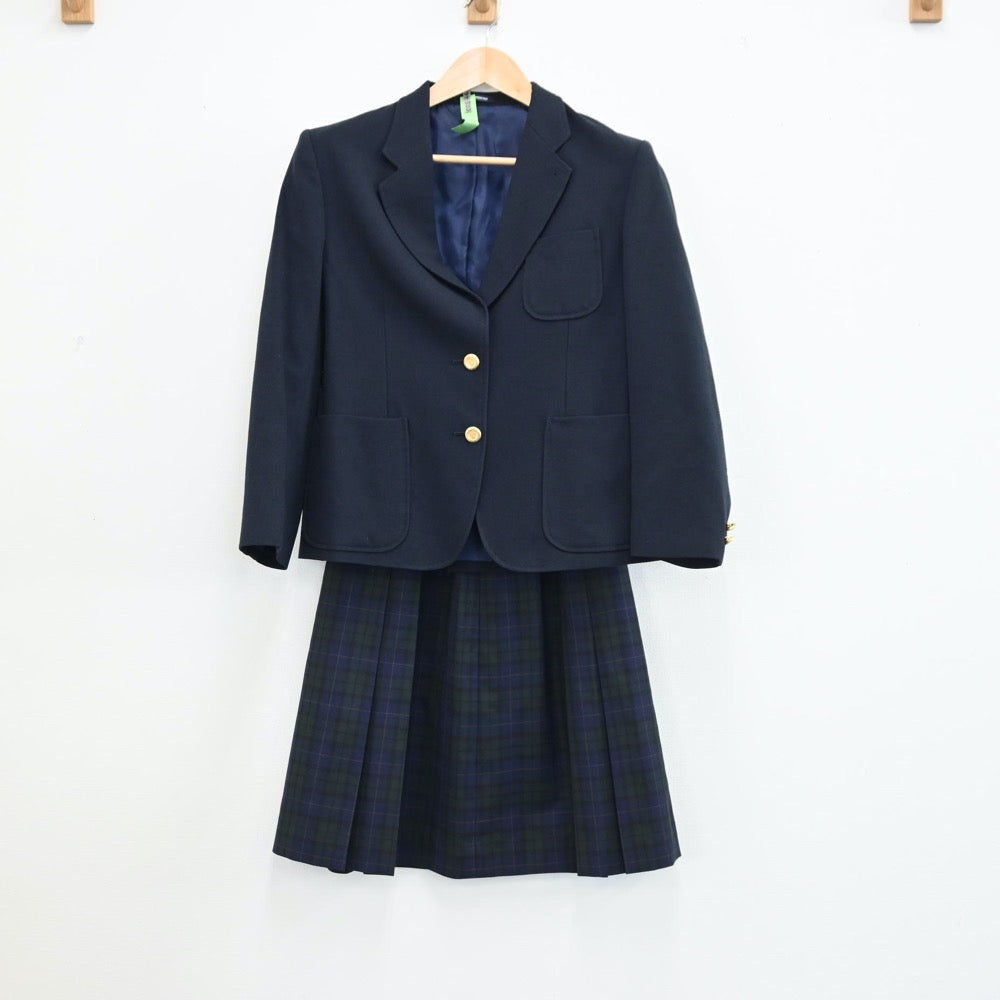 【中古】宮城県 仙台市立台原中学校 女子制服 2点（ブレザー・スカート）sf002106