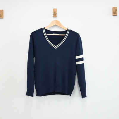 【中古】東京都 東京家政学院高等学校 女子制服 2点（ニット）sf002112