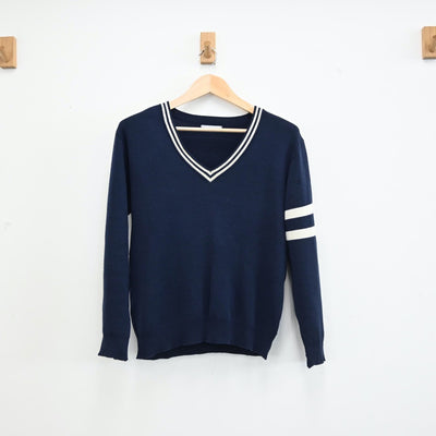 【中古】東京都 東京家政学院高等学校 女子制服 2点（ニット）sf002112