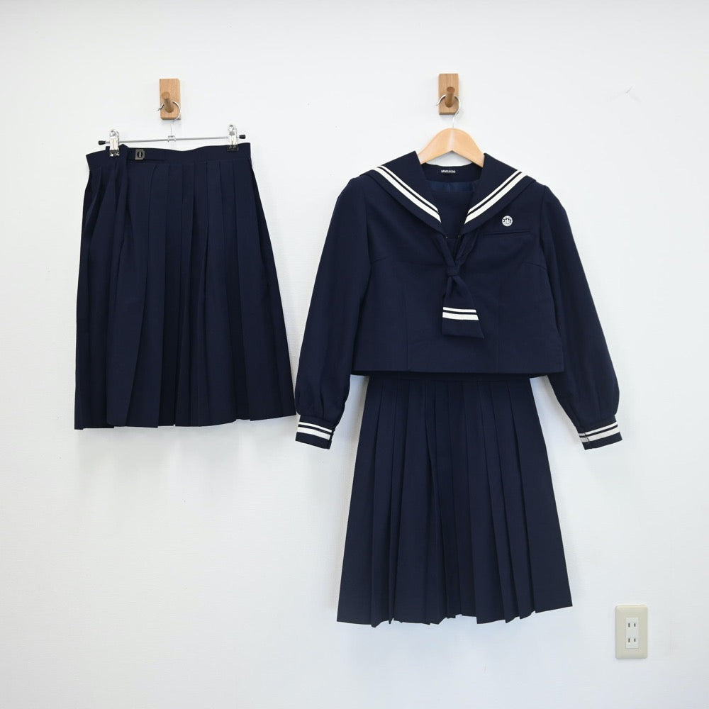 中古制服】埼玉 玉川中学校 女子制服 3点(セーラー服・スカート 中古制服】埼玉 玉川中学校 女子制服 3点(セーラー服・スカート