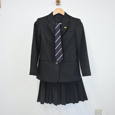 【中古】平塚江南高等学校 女子制服 4点（ブレザー・スカート・スカート）sf002148