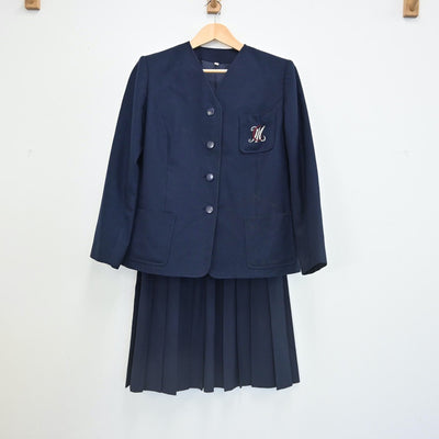 【中古】千葉県 長生村立長生中学校 女子制服 4点（ブレザー・ベスト・スカート・スカート）sf002158
