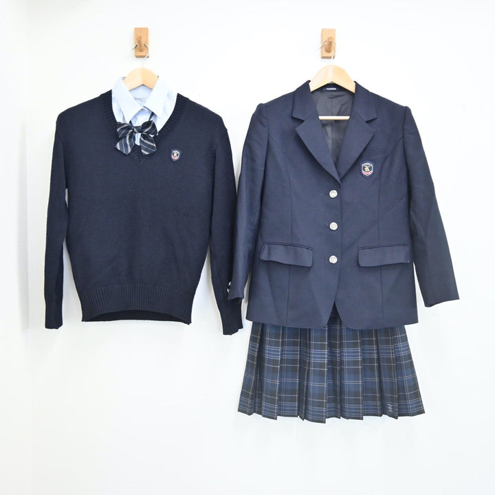 中古制服】千葉 千葉県立犢橋高等学校 女子制服 5点（ブレザー・シャツ・ニット・スカート）sf002167【リサイクル学生服】 | 中古制服通販パレイド