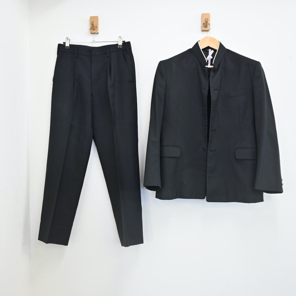【中古】神奈川 神奈川県立鶴見高校 男子制服 7点（学ラン・ズボン）sf002169