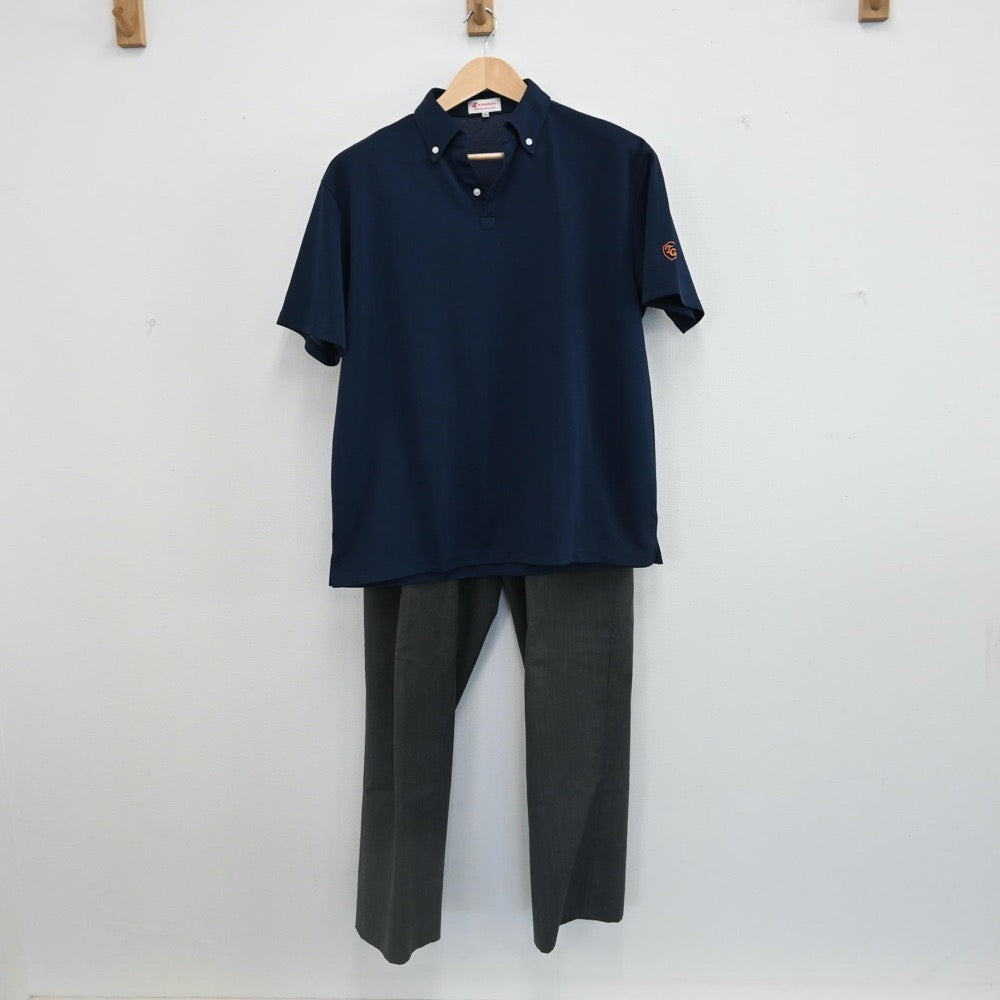 【中古】神奈川県 立花学園高等学校 男子制服 3点（シャツ・シャツ・ズボン）sf002199