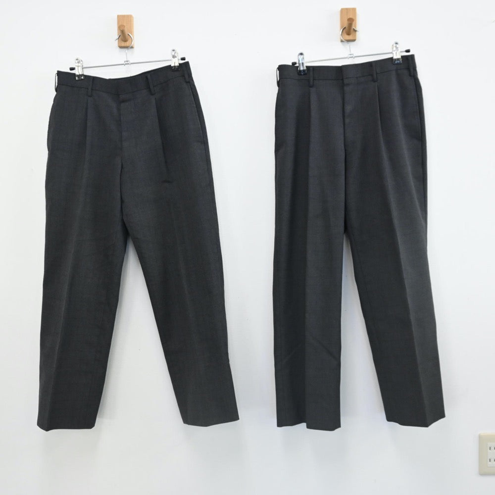 【中古】東京都 横山中学校 男子制服 4点（ブレザー・ズボン・ズボン）sf002201