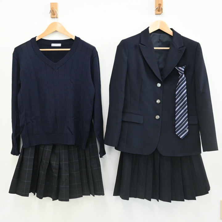 【中古制服】東京 大妻中野高等学校 女子制服 5点（ブレザー・ニット・スカート・スカート）sf002215【リサイクル学生服】 | 中古制服通販パレイド