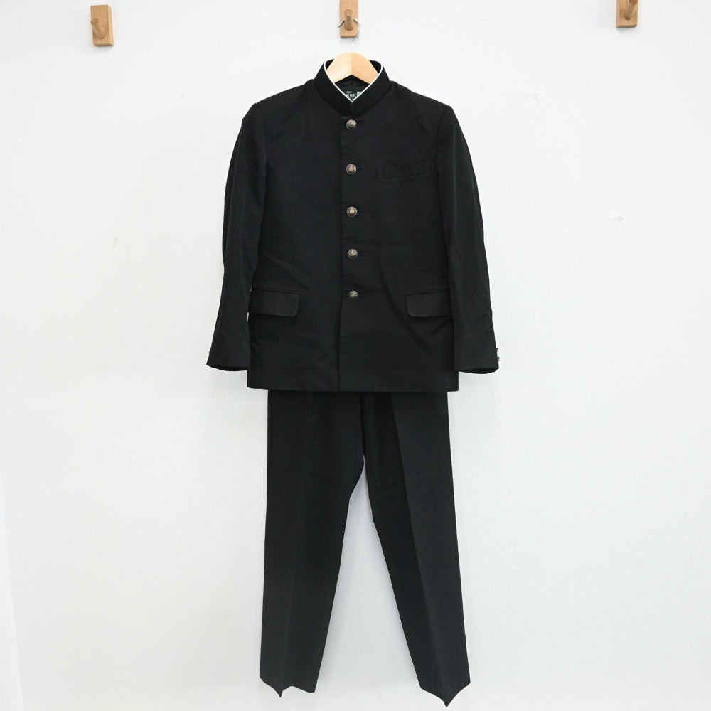 【中古】岩手 盛岡市立下橋中学校 男子制服 2点（学ラン・ズボン）sf002224