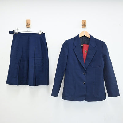 【中古】東京都 成瀬台中学校 女子制服 3点（ブレザー・スカート）sf002227