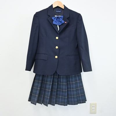 【中古】北海道 北海高校 女子制服 3点（ブレザー・スカート）sf002228