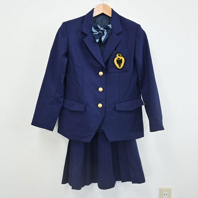 【中古】東京都 青稜高校 女子制服 5点（ブレザー・シャツ・スカート）sf002234
