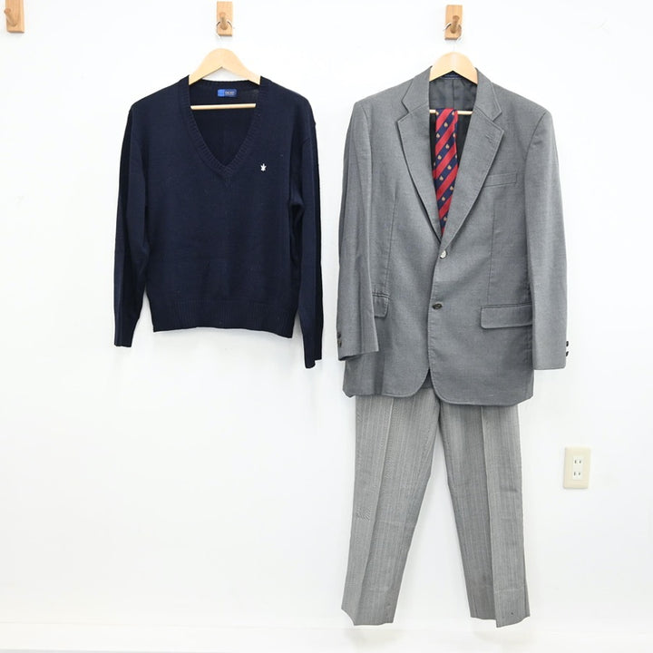決まりました。 松戸馬橋高校制服 ブレザー ズボン ネクタイ