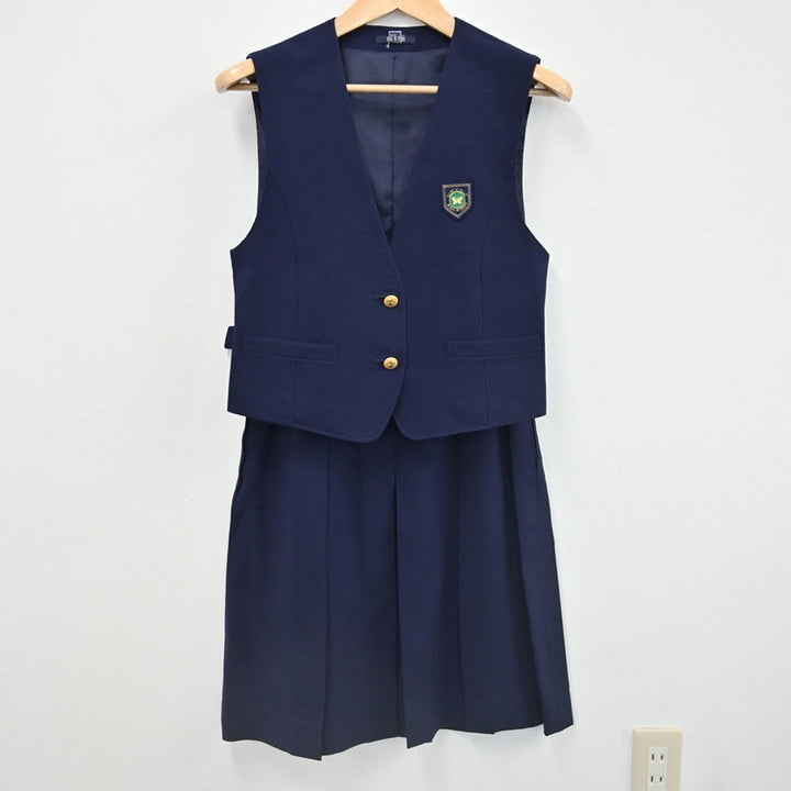 【中古制服】岐阜県 岐阜女子高等学校 女子制服 4点（ブレザー・ベスト・スカート）sf002256【リサイクル学生服】 | 中古制服通販パレイド