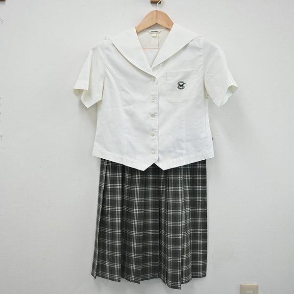 【中古制服】岐阜県 岐阜女子高等学校 女子制服 2点（セーラー服・スカート）sf002259【リサイクル学生服】 | 中古制服通販パレイド