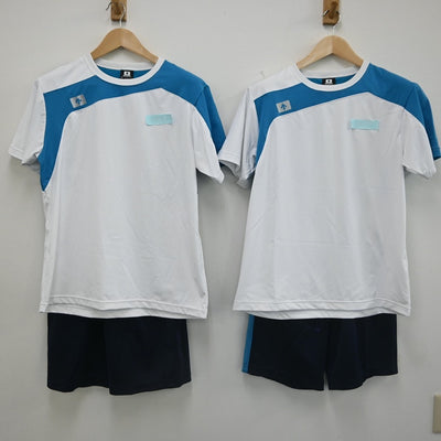 【中古】埼玉県 山村学園高等学校 男子制服 5点（体操服 上・体操服 下）sf002264