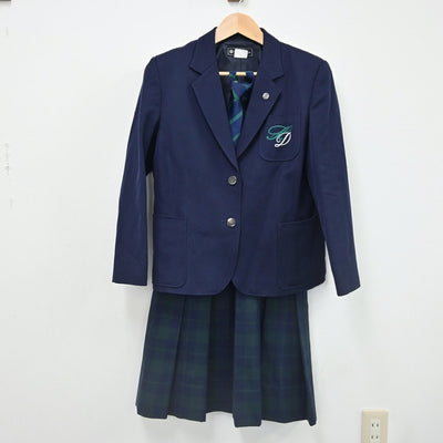 【中古】神奈川県 横浜市立平戸中学校 女子制服 3点（ブレザー・スカート）sf002271