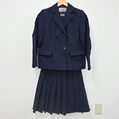 【中古】山形県 長井高校 女子制服 2点（ブレザー・セーラー服）sf002278