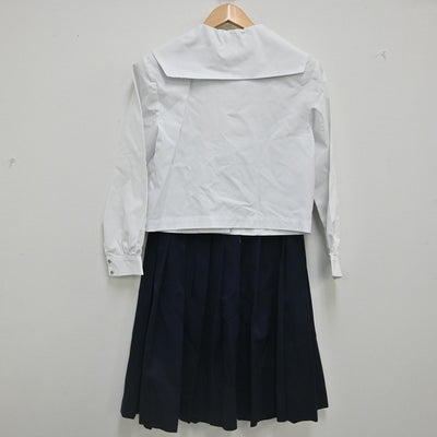 【中古】山形県 長井高校 女子制服 2点（シャツ・スカート）sf002291