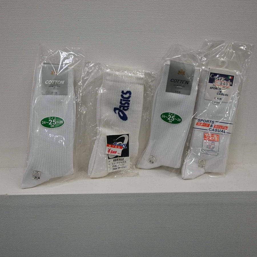 【中古】その他 学校名不明　新品靴下 4点 sf002303