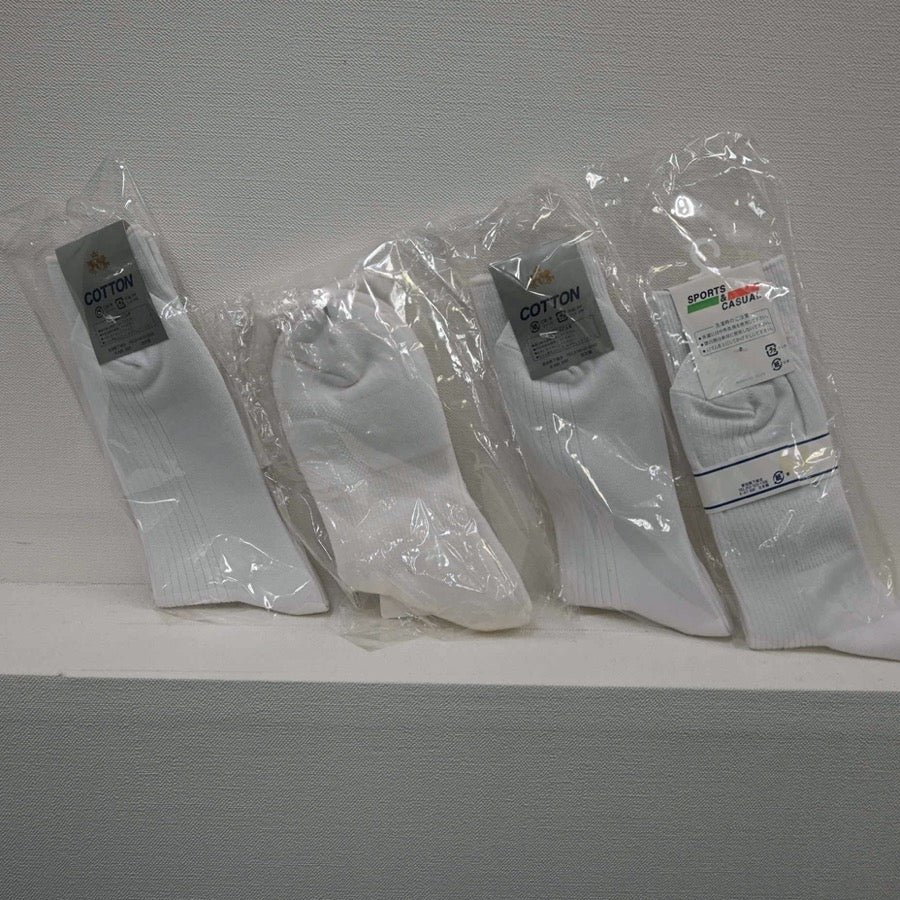【中古】その他 学校名不明　新品靴下 4点 sf002303