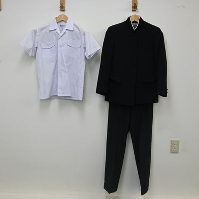 【中古】愛知県 萩山中学校 男子制服 3点（学ラン・シャツ・ズボン）sf002308