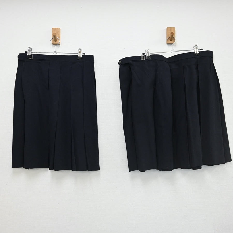 【中古】岐阜県 岐阜県立城北高等学校 女子制服 5点（ブレザー・スカート・スカート）sf002317