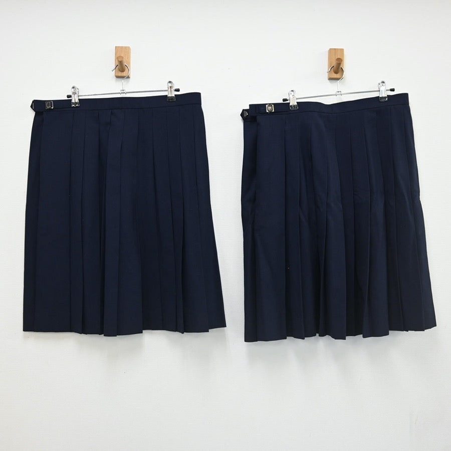 【中古】岐阜県 岐阜市立岐北中学校 女子制服 4点（セーラー服・スカート・スカート）sf002318