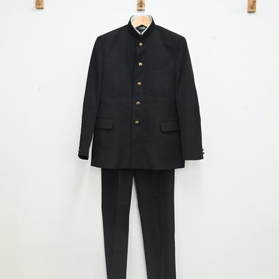 【中古】神奈川県 神奈川県立平塚江南高等学校 男子制服 2点（学ラン・ズボン）sf002325