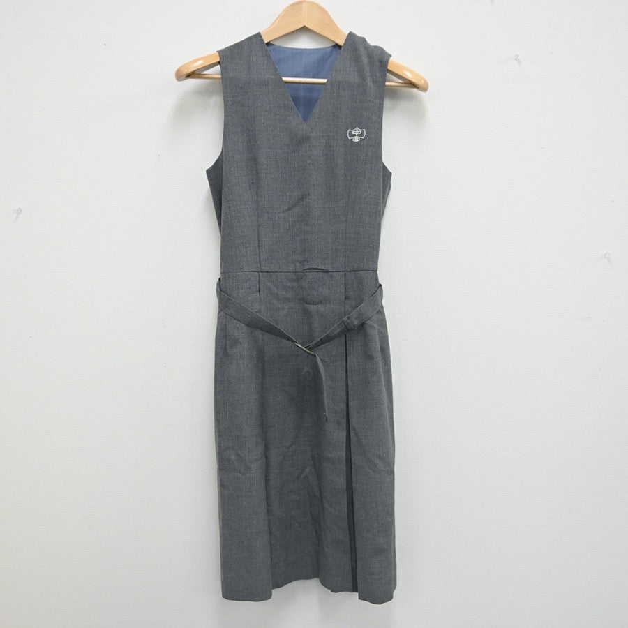 【中古】東京都 あきる野市立東中学校 女子制服 1点（ジャンパースカート）sf002334