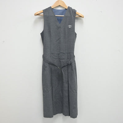 【中古】東京都 あきる野市立東中学校 女子制服 1点（ジャンパースカート）sf002334