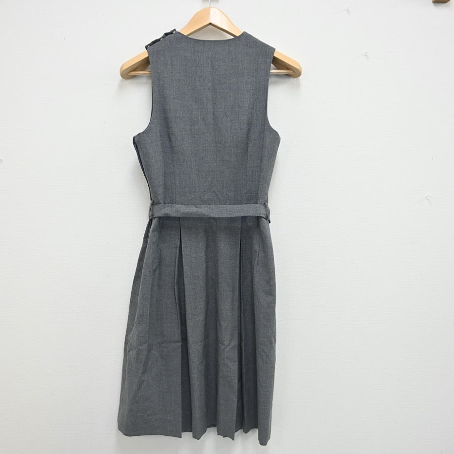 【中古】東京都 あきる野市立東中学校 女子制服 1点（ジャンパースカート）sf002334