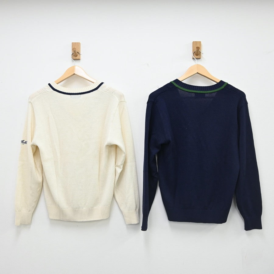 【中古】埼玉県 埼玉県立川越南高校 女子制服 2点（ニット・ニット）sf002342