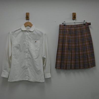 【中古】栃木県 作新学院高校 女子制服 6点（ブレザー・シャツ・ベスト・スカート）sf002347