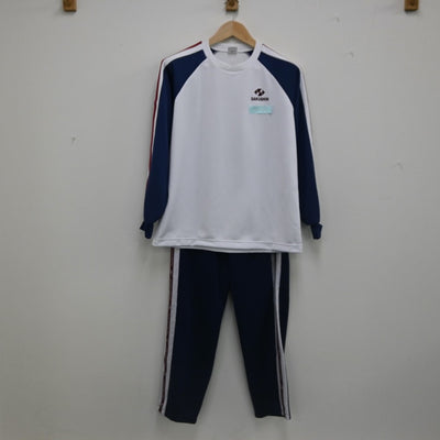 【中古】栃木県 作新学院高校 女子制服 2点（ジャージ 上・ジャージ 下）sf002351