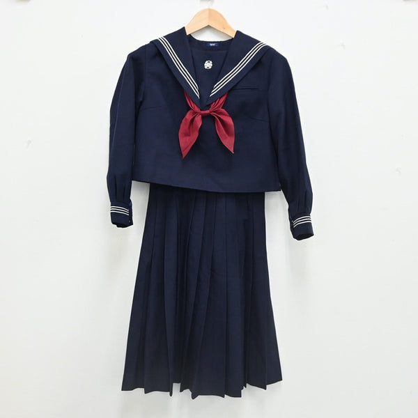 【中古制服】北海道 函館市立北中学校 女子制服 3点（セーラー服・セーラー服・スカート）sf002391【リサイクル学生服】 | 中古制服通販パレイド