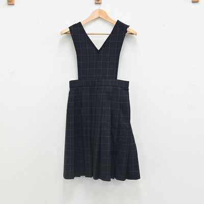 【中古】福岡県 精華女子高等学校 女子制服 2点（セーラー服・ジャンパースカート）sf002470